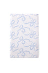 Hand towel with a bow print.