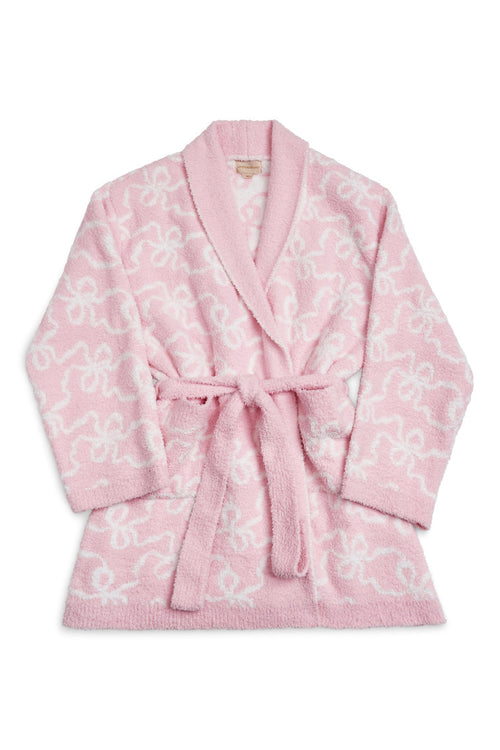 Indie Teddy Bow Print Bath Robe