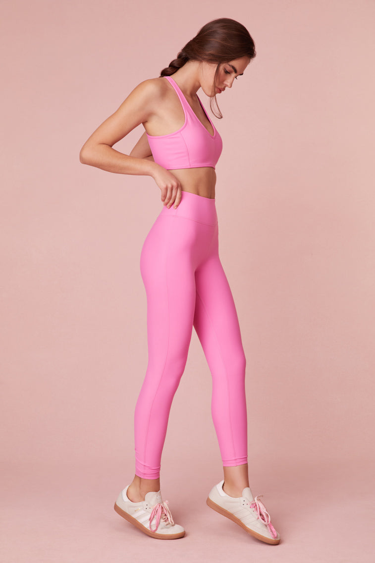 Yoga Leggings - Full length - Pink – AURORA clothing