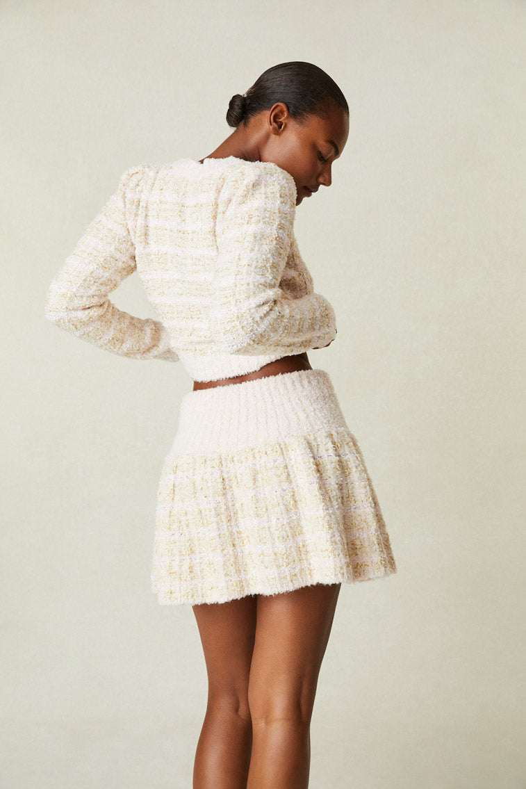 Bibi Tweed Mini Skirt - Women's Skirts | Shop LoveShackFancy.com