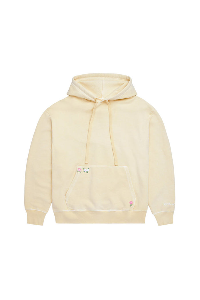 Cozy colored hoodie with drawstring