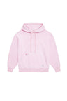 Cozy colored hoodie with drawstring