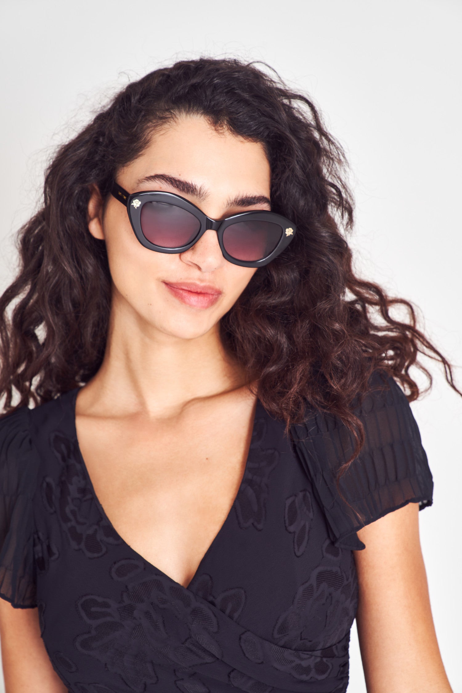 Hot Sale! Flat Lens Women Cat Eye Sunglasses Classic Designer Brand – Shade  Shack Sunglasses