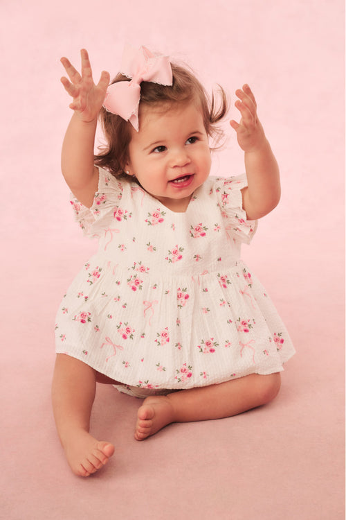 Baby Landri Rose & Bow Top