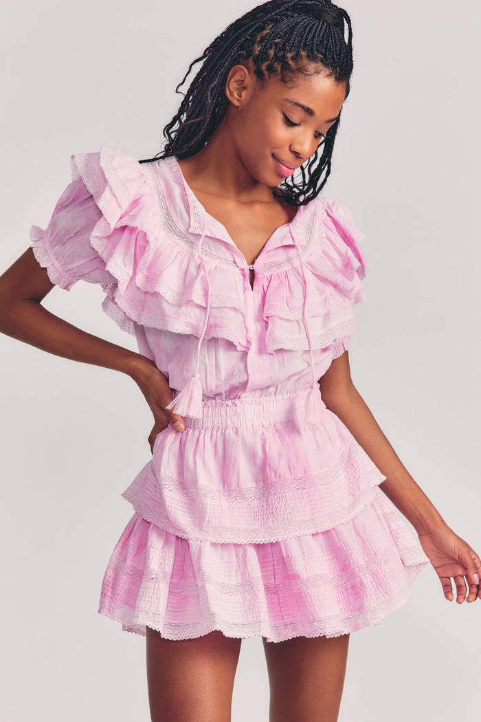 Liv Cotton Ruffled Dress