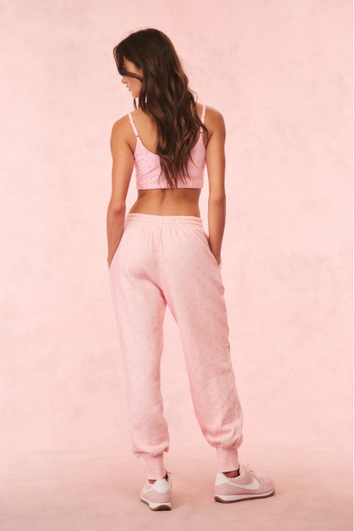 Lolana Floral Cotton Sweatpants