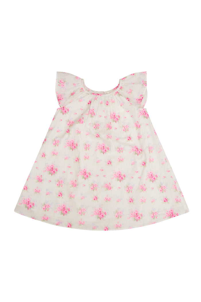 Girls Lou Cotton Floral Dress