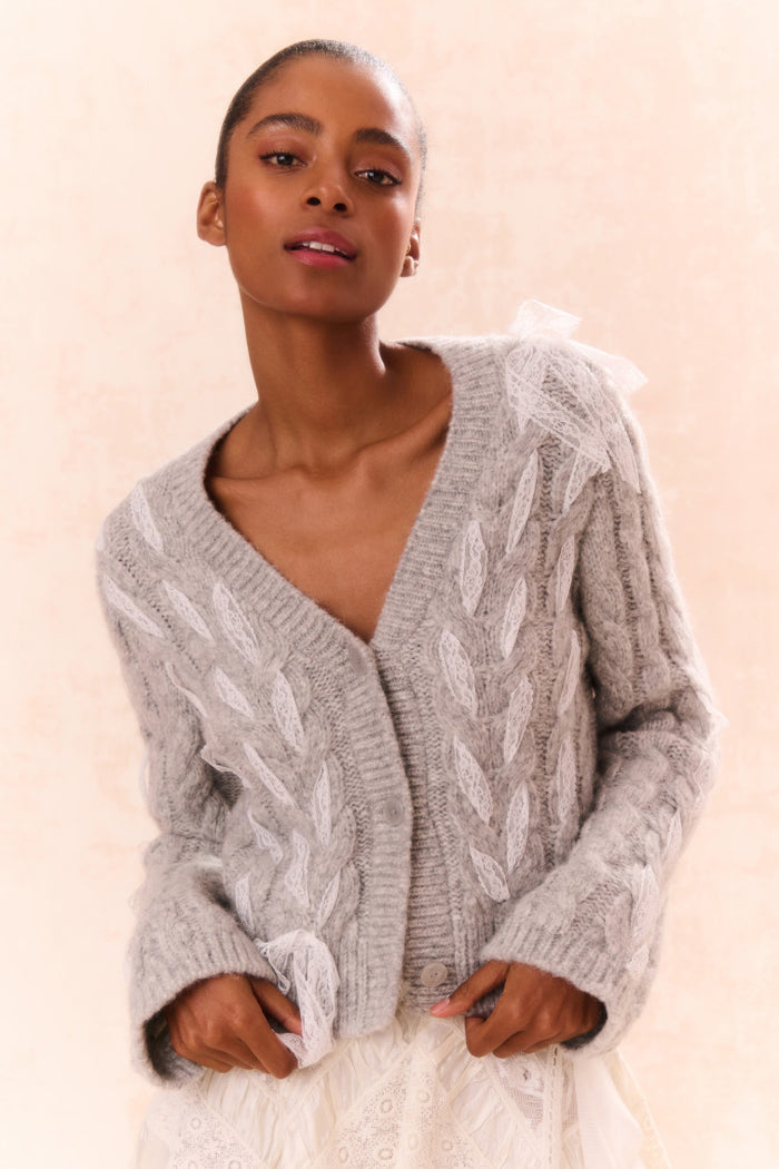 Louella Wool Knit Cardigan