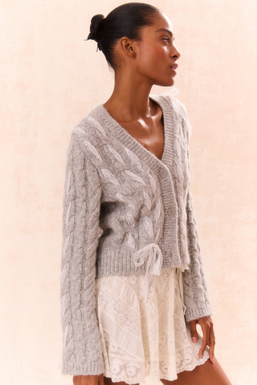 Louella Wool Knit Cardigan