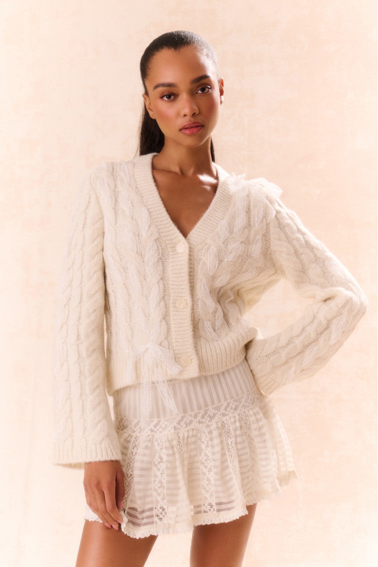 Louella Wool Knit Cardigan