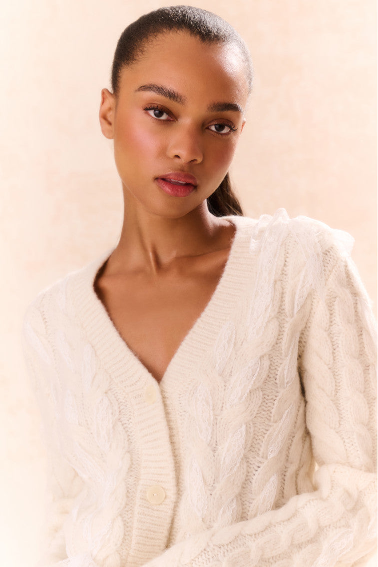 Louella Wool Knit Cardigan