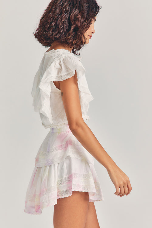 Ruffle Mini Heritage Skirt