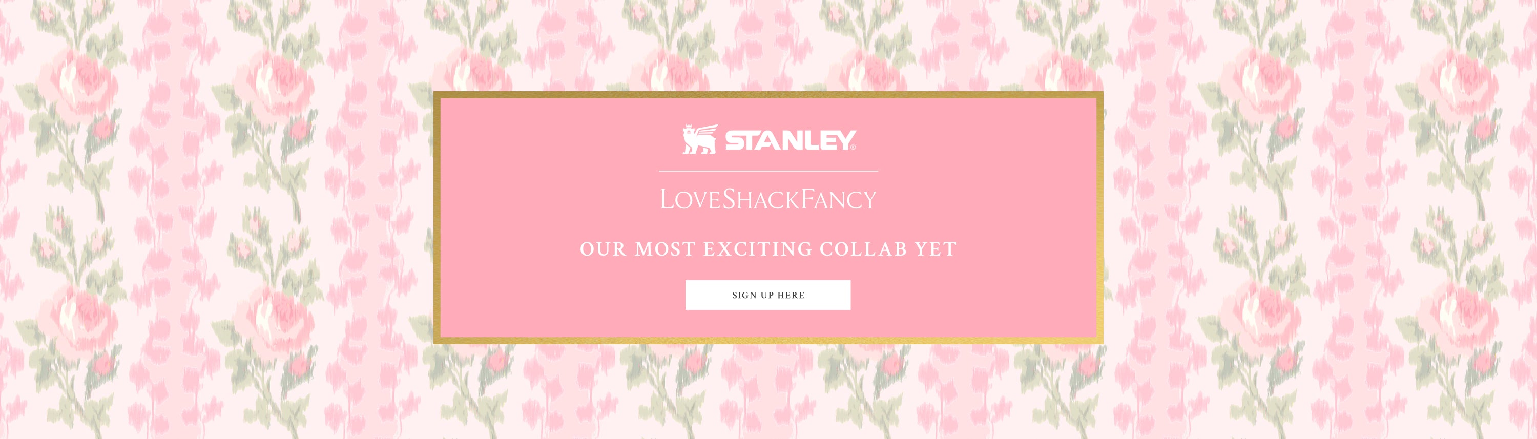 Stanley x LoveShackFancy: Our most exciting collab yet. Sign up here.