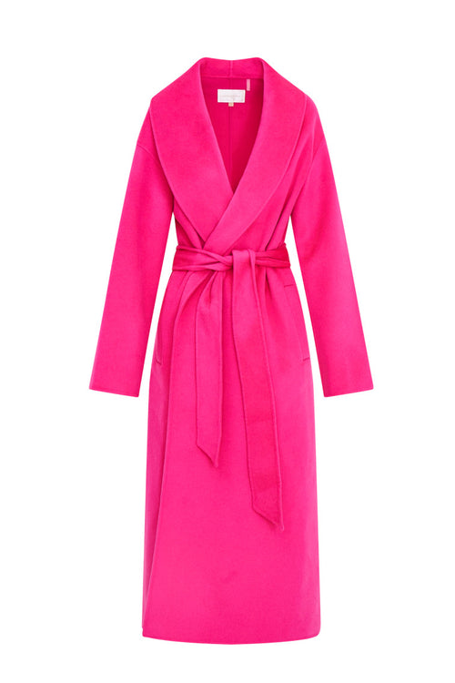 Mahika Wool-Cashmere Wrap Coat