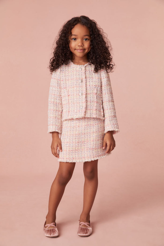 Girls Roelle Tweed Skirt