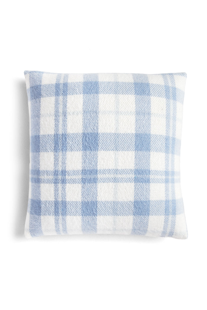 Pillow featuring a pretty plaid print.