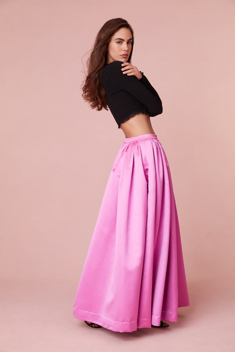 Satin maxi hotsell skirt 6.5