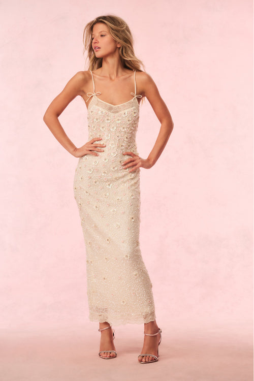 Mirrian Beaded Maxi Dress