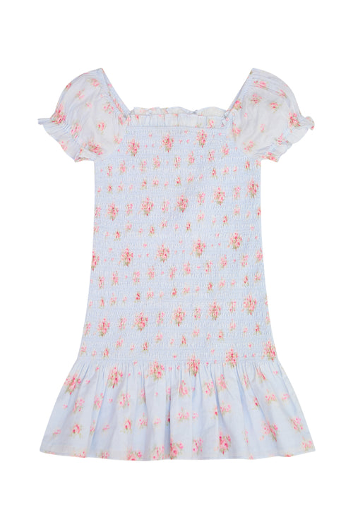 Girls Mosa Cotton Floral Dress