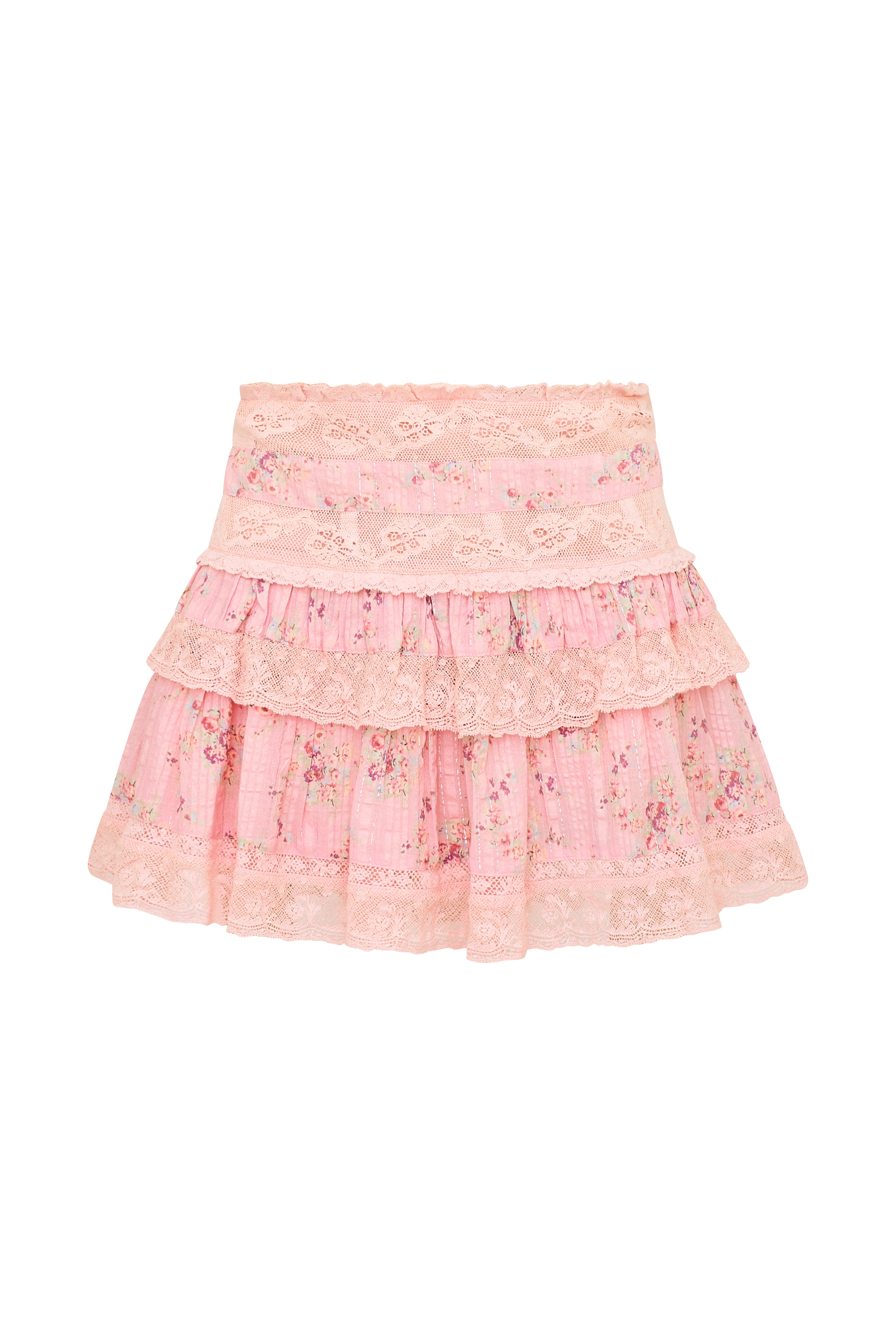 Moyer Cotton Floral Mini Skirt