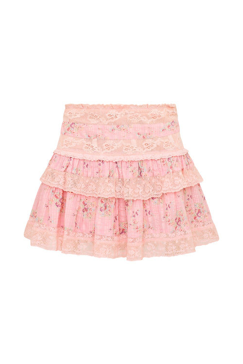 Moyer Cotton Floral Mini Skirt