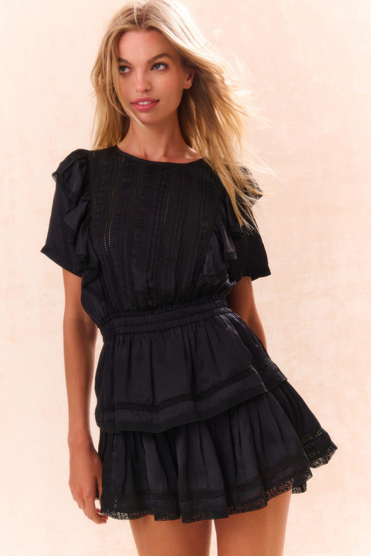 Natasha Cotton Ruffle Dress