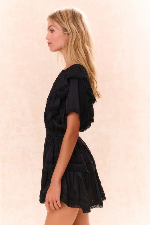 Natasha Ruffle Mini Dress