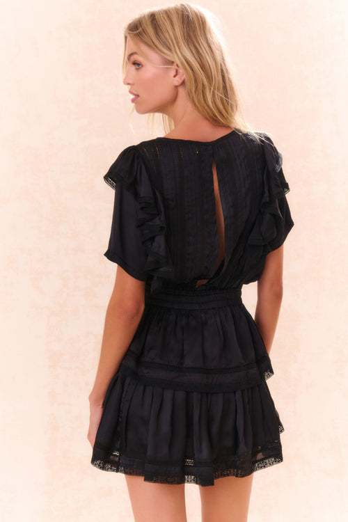 Natasha Ruffle Mini Dress