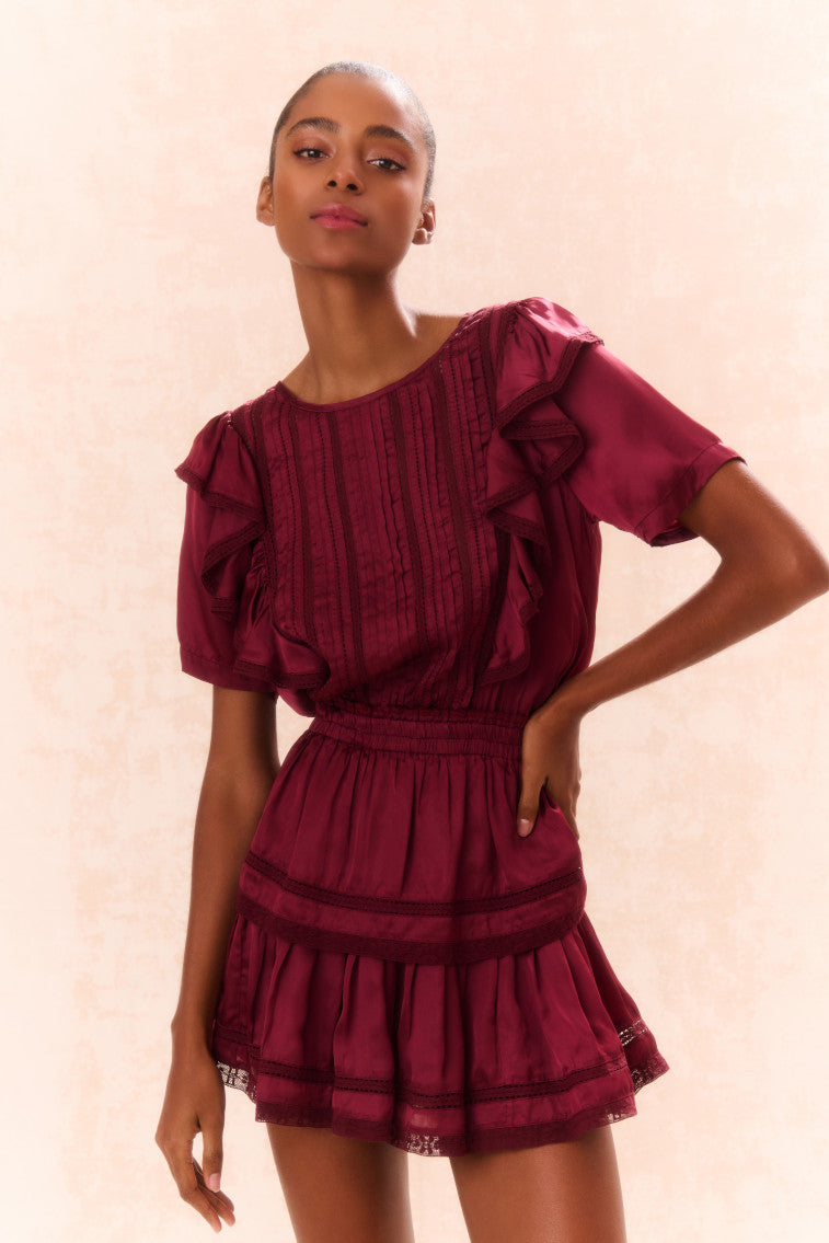 Natasha Cotton Ruffle Dress