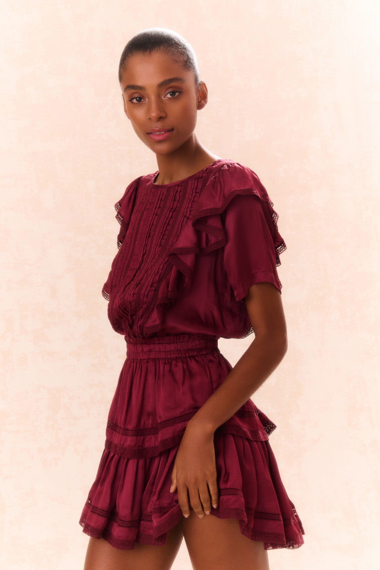 Natasha Cotton Ruffle Dress