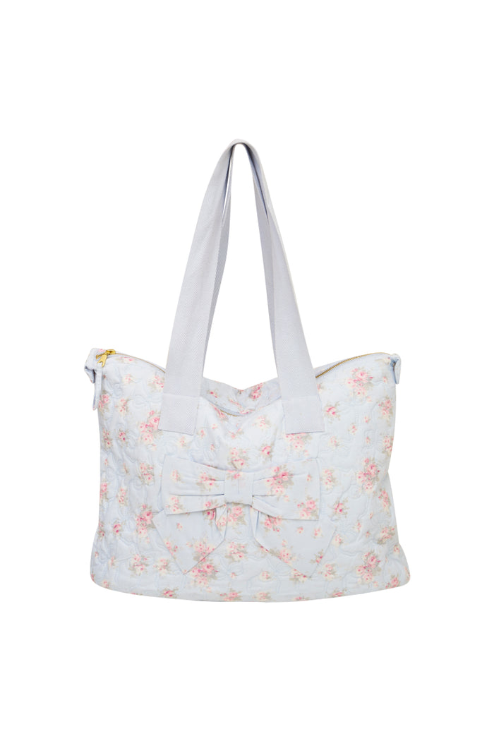 Oran Blue Floral Weekender Bag