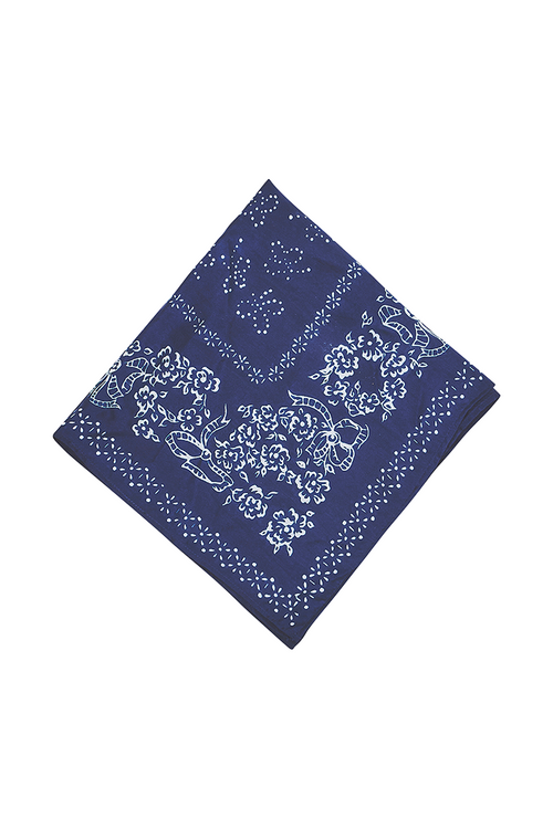 Orvette Silk Paisley Bandana