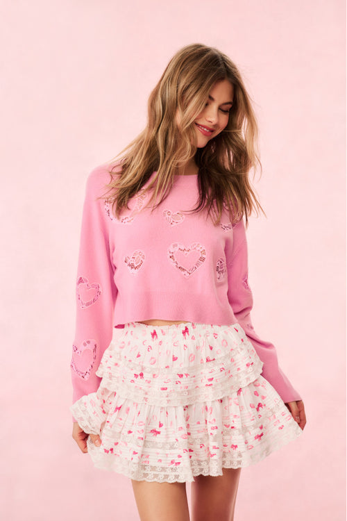 Parson Lace Heart Pullover