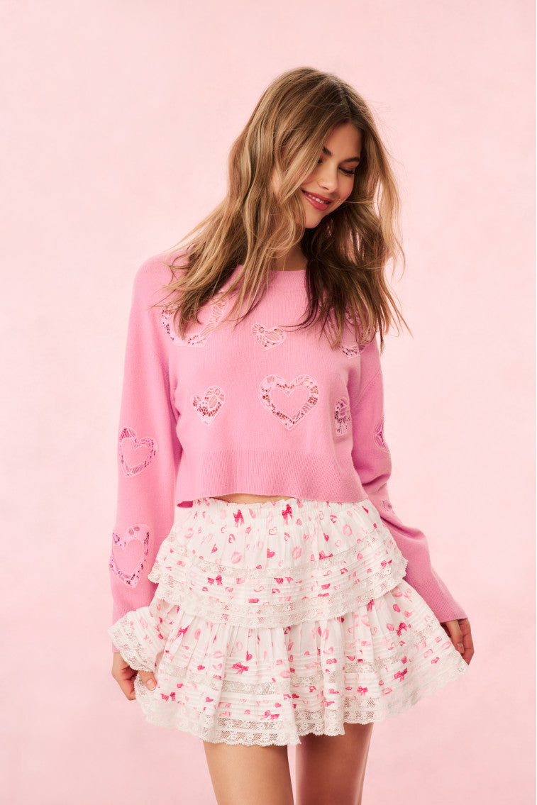 Parson Lace Heart Pullover