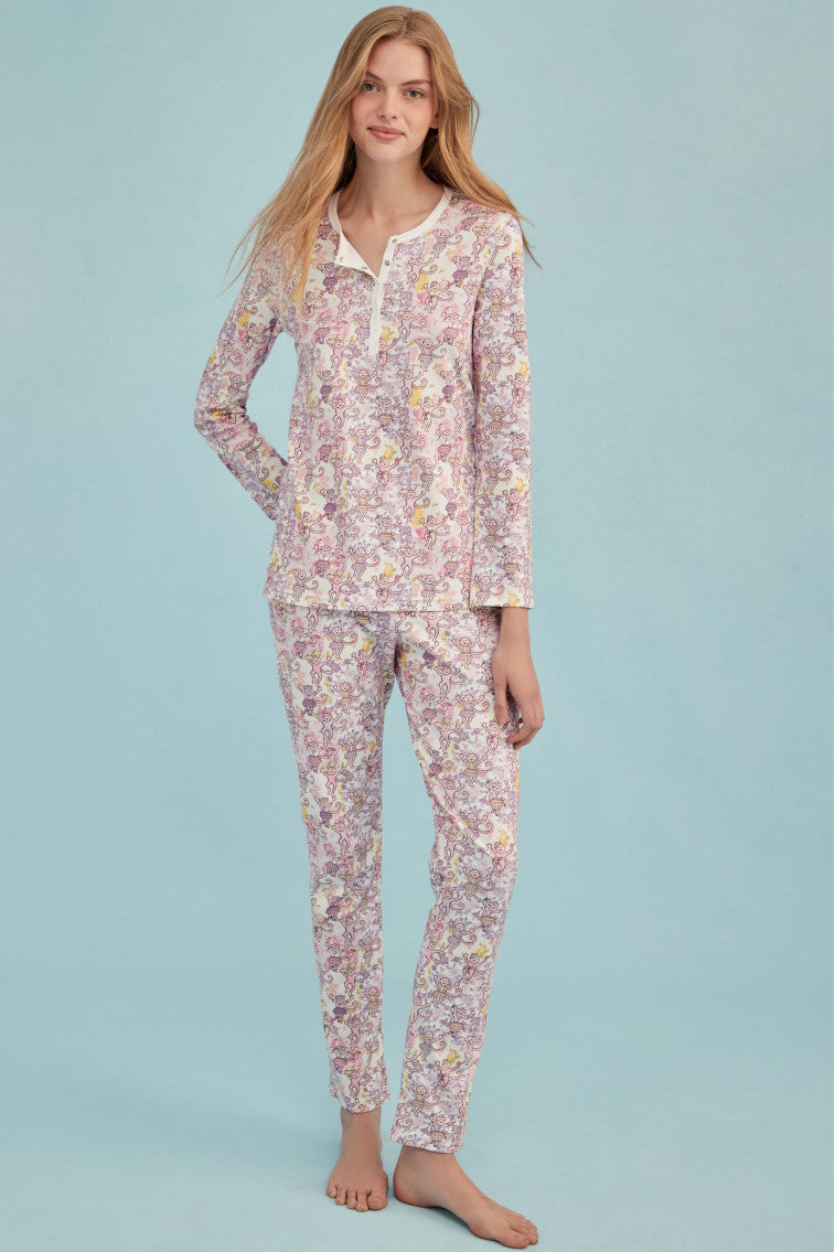 Roller Rabbit x LoveShackFancy Preppy Patchwork Women's Pajama