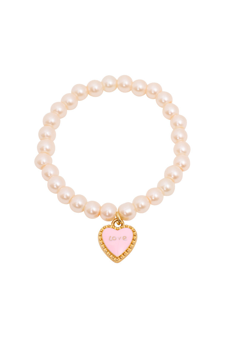 She's Coquette Ballerina Love Heart Bracelet