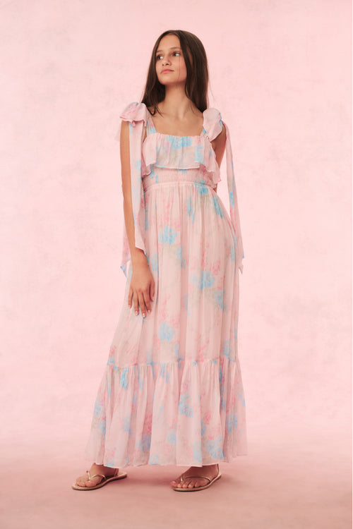 Girls Rhodine Floral Maxi Dress