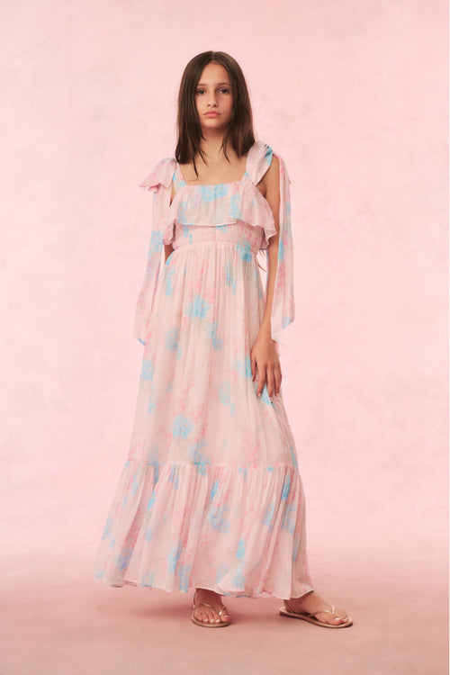 Girls Rhodine Floral Maxi Dress