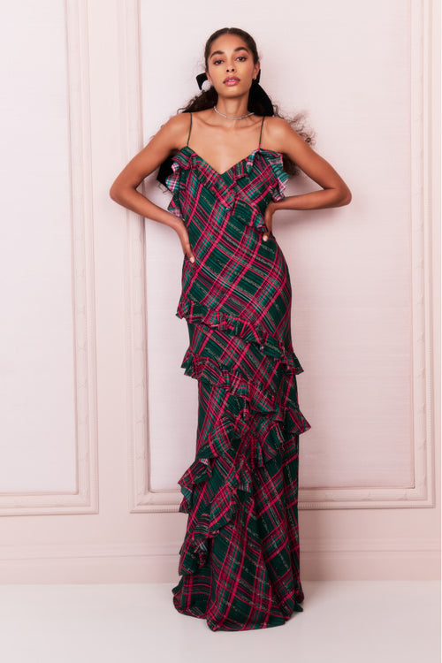 Rialto Silk Tartan Dress