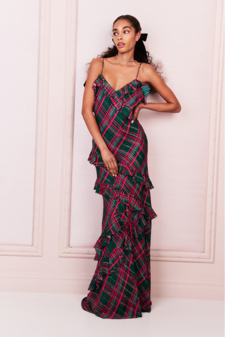 Rialto Silk Tartan Dress