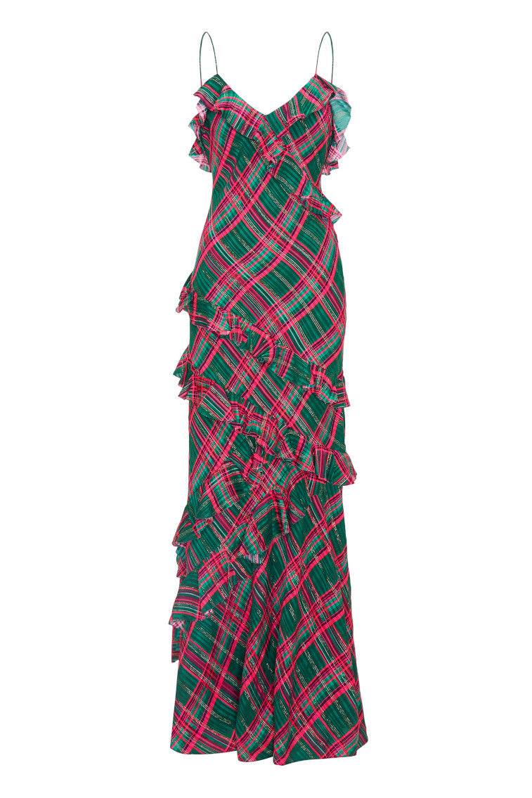 Rialto Silk Tartan Dress