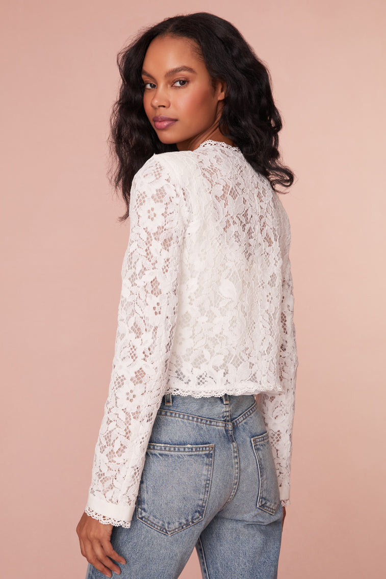 Richard Sheer Lace Jacket