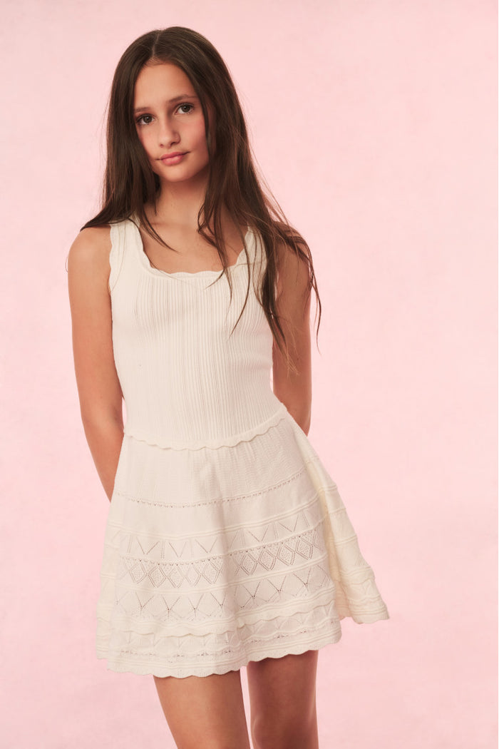 Girls Ronellia Knit Mini Dress