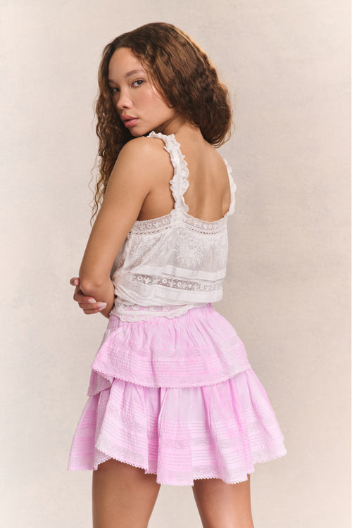 Ruffle Mini Heritage Skirt