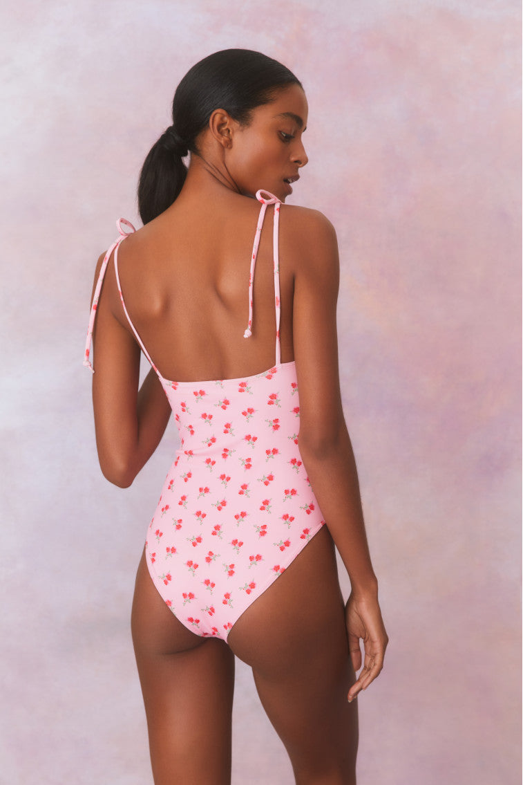 Sorella Cherry Print One Piece Swimsuit