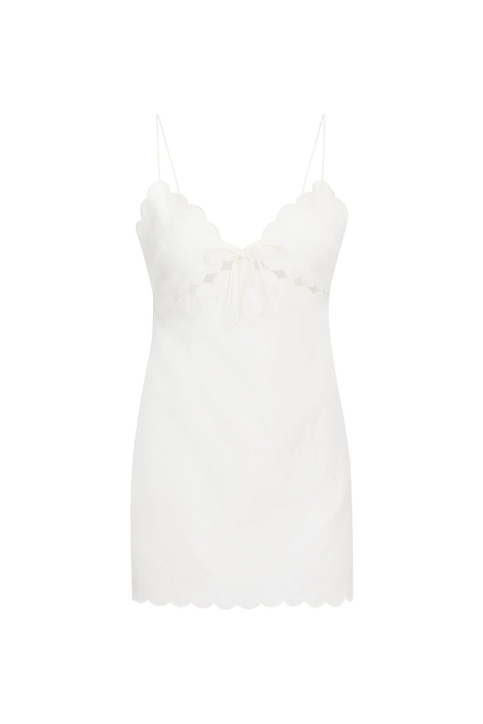 Sydow Linen Mini Dress- Women's Luxury Designer Dresses | LoveShackFancy