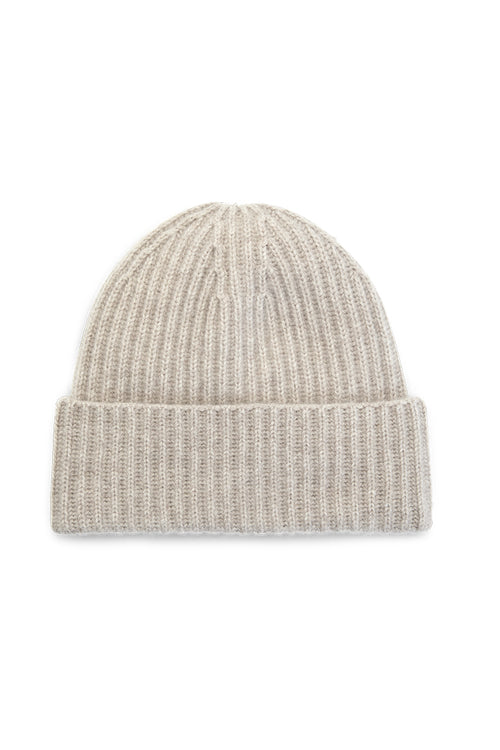 White+Warren Cashmere Luxe Ribbed Beanie