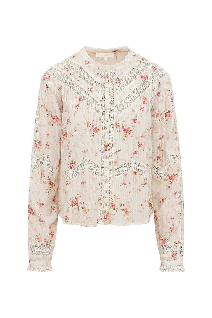 Ravelle Floral Button Down Top