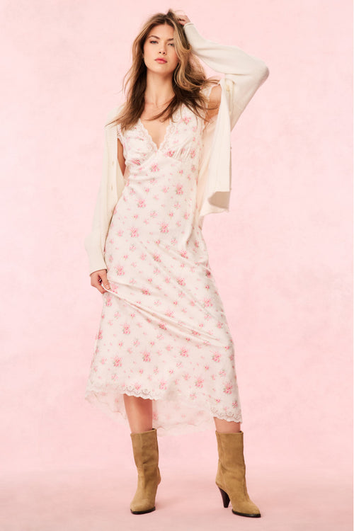 Theodore Silk-Blend Floral Maxi Dress