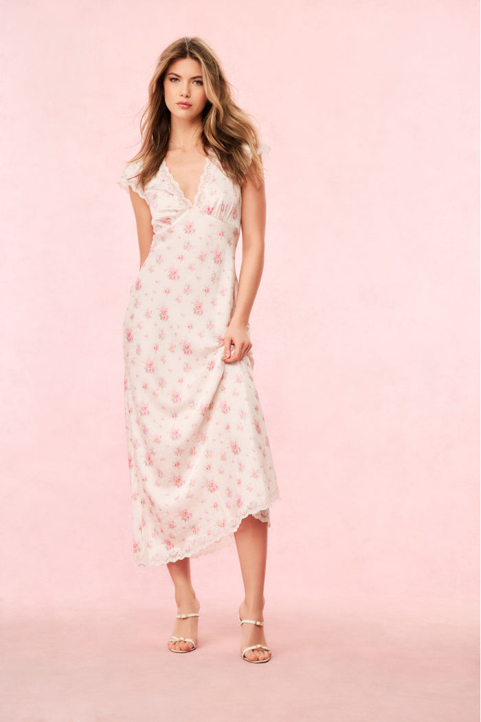 Theodore Silk-Blend Floral Maxi Dress